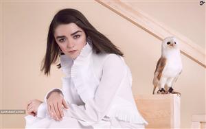 English actress, Maisie Williams popular as Arya Stark in Game of Thrones